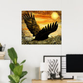 Wo Freiheit ist Poster (Heimbüro)