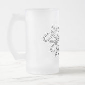 Wo Freundlichkeit ist Mattglas Bierglas (Links)