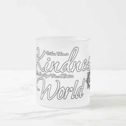 Wo Freundlichkeit ist Mattglastasse (Mittel)