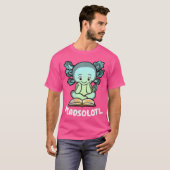 Wo Funny liest Fischbücher Lizard Readsolotlas T-Shirt (Vorne ganz)