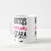 Wo Funny Motorcycle Lover Motorbike Kaffeetasse (Vorderseite Links)