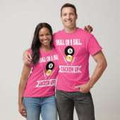 Wo Funny Pool 9 Ball oder 8 Ball Rackem Up Billard T-Shirt (Unisex)