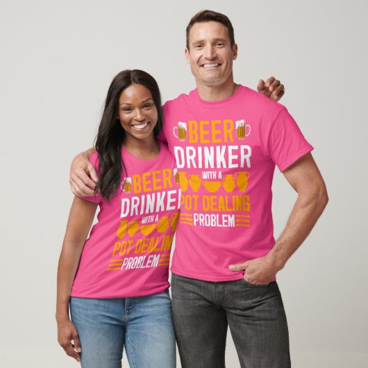 Wo Funny Pot Händler Bier Drinker Quote Potterie C T-Shirt (Unisex)