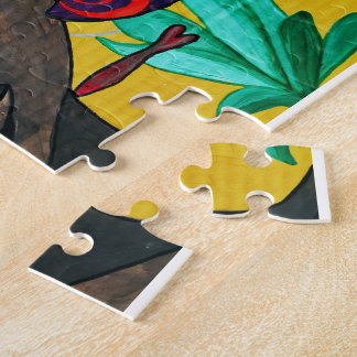 Wo Gedanken schwimmen | Schwarze Frauenkunst Afroz Puzzle