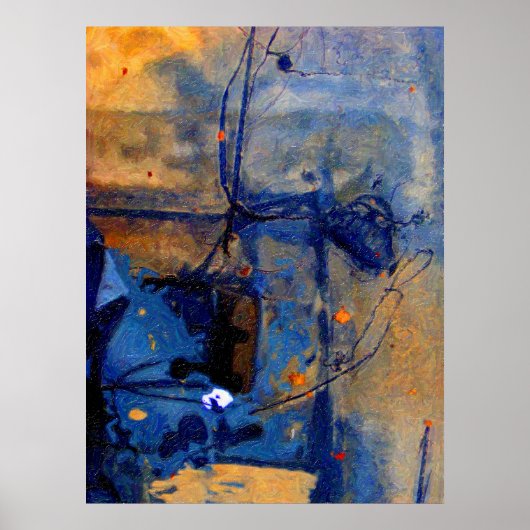 "Wo gehst du hin?" Drucken Poster (Vorne)