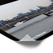Wo Geschichte auf die Skyline trifft Poster (Ecke)