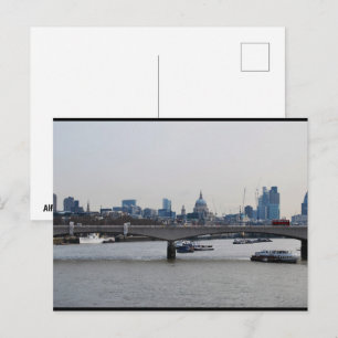 Wo Geschichte auf die Skyline trifft Postkarte