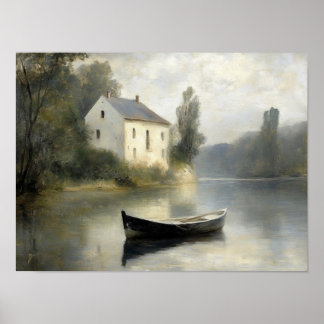 Wo Gewässer ihren Atem halten Poster