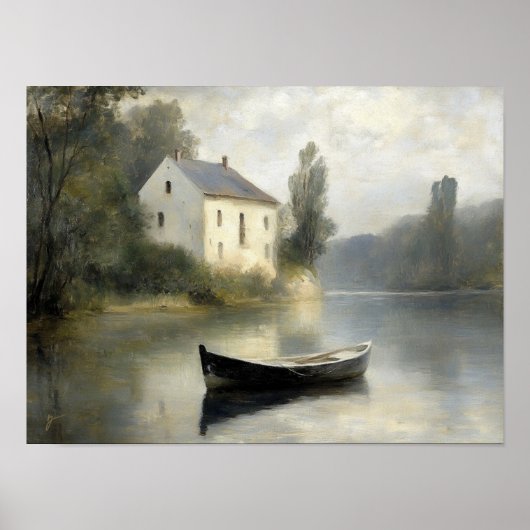 Wo Gewässer ihren Atem halten Poster (Vorne)