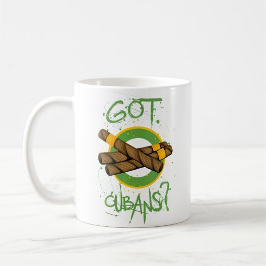 Wo Got Cuban Cigars Cubano Cigar Kaffeetasse (Links)
