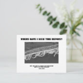 Wo habe ich das schon mal gesehen? Tomatenleaf Postkarte (Stehend Vorderseite)