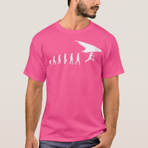 Wo Hang Gliding Evolution von Hang Gliding T-Shirt