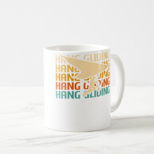 Wo Hang Gliding Hang Glider Kaffeetasse (VorderseiteRechts)
