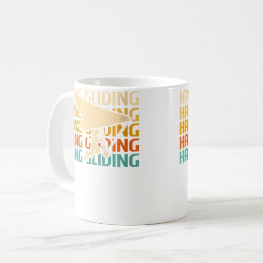 Wo Hang Gliding Hang Glider Kaffeetasse (Vorderseite Links)