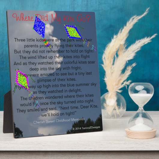 Wo hat mein Drachen die Erinnerungen der Kindheit Fotoplatte (Seite)