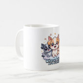 Wo Haustiere Niedliche Haustiere sind Lover Tasse (Vorderseite Links)