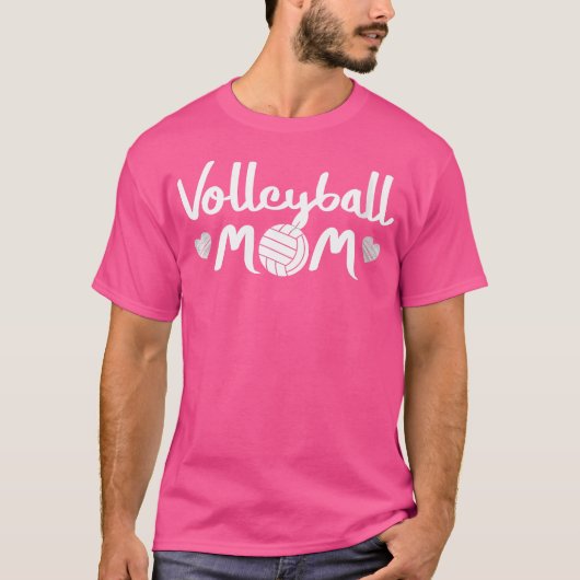 Wo High School Volleyball für Mamas Niedlich Volle T-Shirt (Vorderseite)