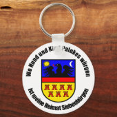 Wo Hund und Kind Palukes würgen... Schlüsselanhänger (Vorderseite)