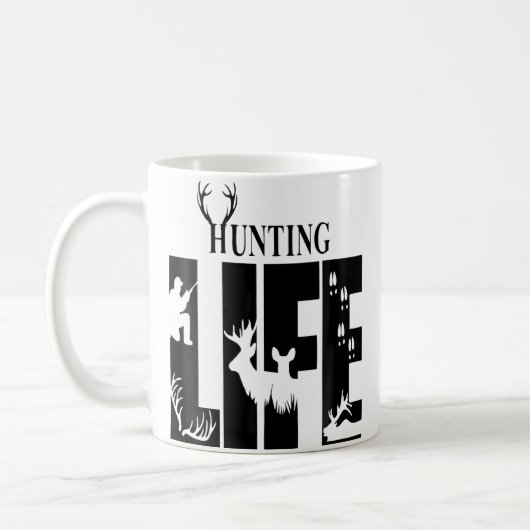 Wo Hunting Leben Kaffeetasse (Links)