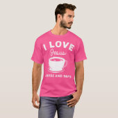 Wo I Love Jesus Coffee And Naps Christian T-Shirt (Vorne ganz)