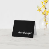 Wo ich anfange tut mir leid karte (Gelbe Blume)