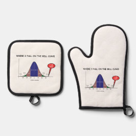 Wo ich auf die Glockenkurve fällt, stehe ich hier Ofenhandschuh & Topflappen-Set