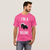 Wo ich ein Skunk Funny Skunk bin T-Shirt (Vorne ganz)