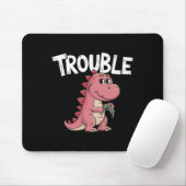 Wo ich hingehe, folgt Ärger, ich bin Ärger Lustige Mousepad (Mit Mouse)