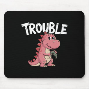 Wo ich hingehe, folgt Ärger, ich bin Ärger Lustige Mousepad
