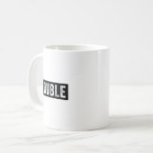 Wo ich hingehe, folgt Ärger Lustiges passendes Paa Kaffeetasse (Vorderseite Links)