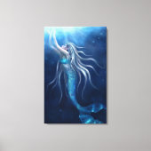 Wo ich hingehöre Mermaid Wrapped Canvas Leinwanddruck (Vorderseite)