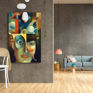 Wo Ideen leben Leinwanddruck