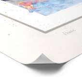 Wo Ihr Schatz ist, selbstmattierter 9" x 15"-Druck Poster (Ecke)