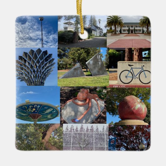 Wo in Sunnyvale? Keramikornament (Vorderseite)