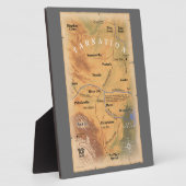 Wo in Tarnation? (Funny Map) Fotoplatte (Seite)