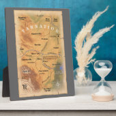 Wo in Tarnation? (Funny Map) Fotoplatte (Seite)