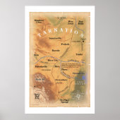 Wo in Tarnation? (Funny Map) Poster (Vorne)