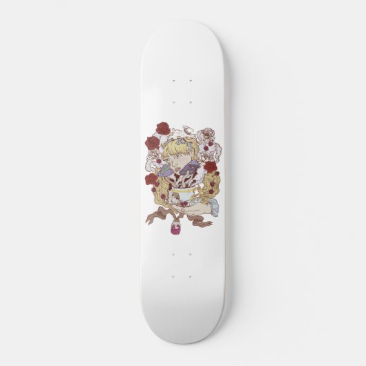 "Wo ist Alice?" Skateboard (Vorderseite)