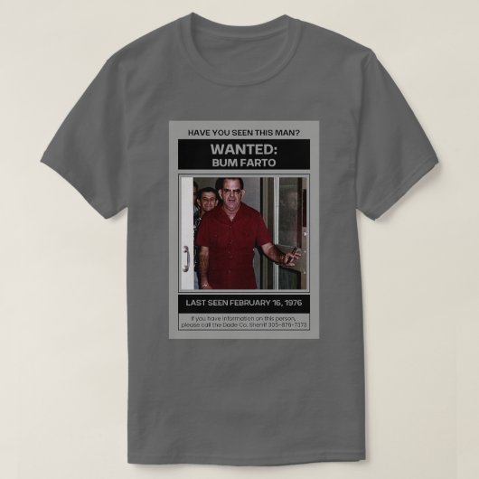 Wo ist Bum Farto TShirt (Design vorne)