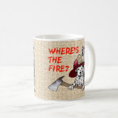 Wo ist das Feuer Feuerwehr Tasse (VorderseiteRechts)