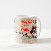 Wo ist das Feuer Feuerwehr Tasse (VorderseiteRechts)