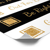 Wo ist das Haupt-Bürotür-Zeichen? Poster (Ecke)