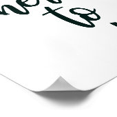 Wo ist das nächste? | Minimalistische Reisetyptogr Poster (Ecke)