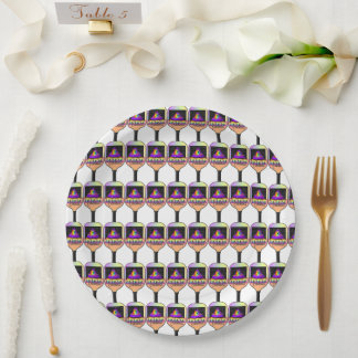 Wo ist das Pickleball? Pappteller