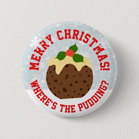Wo ist das Pudding? Button (Vorderseite)