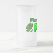 Wo ist deine grüne Tasse? Mattglas Bierglas (Mittel)