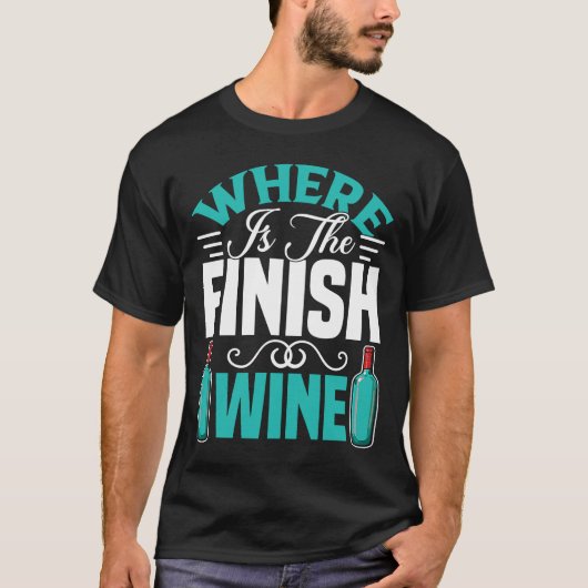 Wo ist der fertige Wein? T-Shirt (Vorderseite)