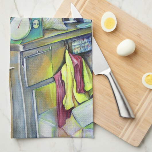 Wo ist der Fischkopf Curry?Singapur Geschirrtuch (Viertel Falte)