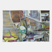 Wo ist der Fischkopf Curry?Singapur Geschirrtuch (Horizontal)