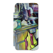 Wo ist der Fischkopf Curry? Singapur Incipio iPhone Geldbeutel-Hülle (Folio Vorderseite)